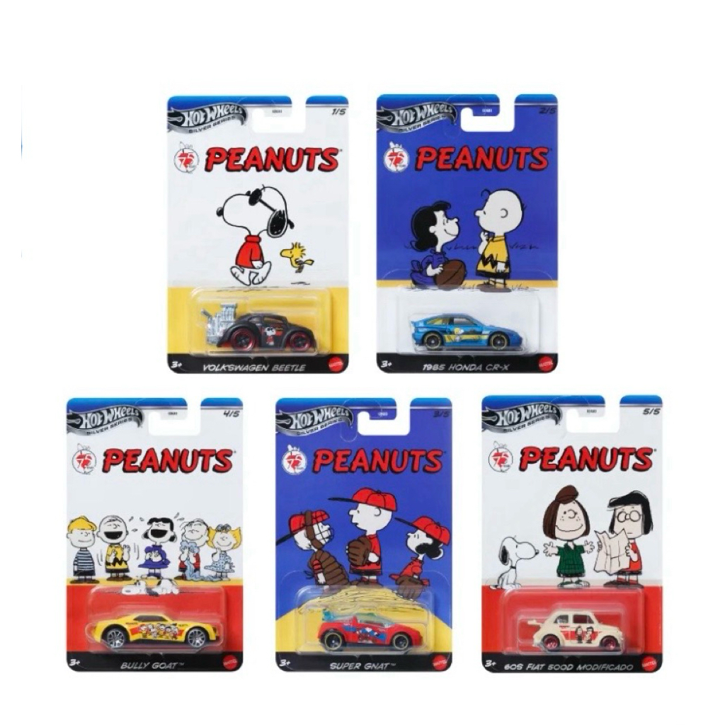 HOT WHEELS Peanuts 1set
