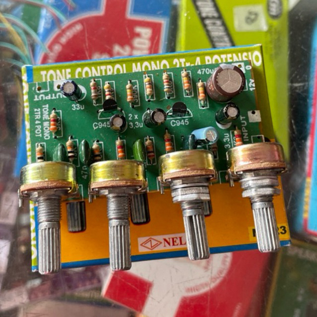 tone control mono 2tr 4potensio