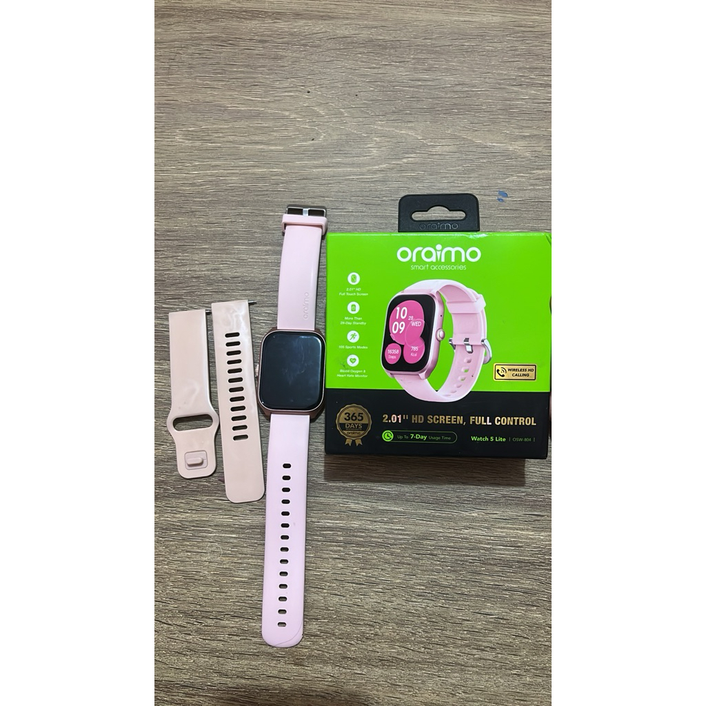 Preloved Smartwatch Oraimo - PINK