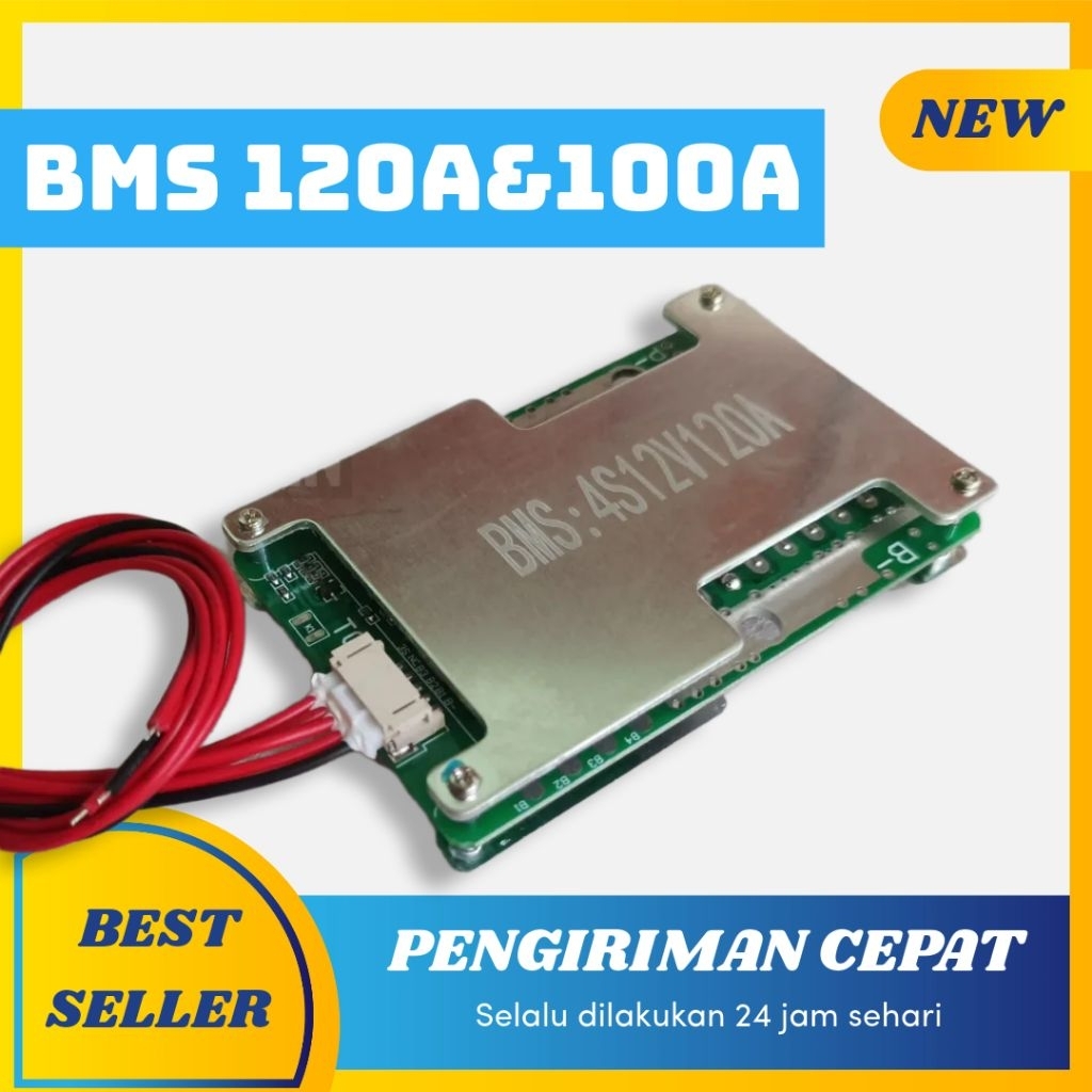 BMS 4S 120A BATERAI LIFEPO4 20 MOSFET