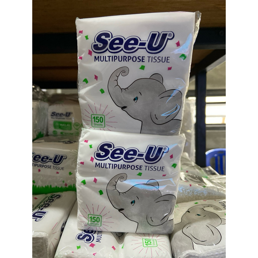 TISU SEE U 150 LEMBAR/ Tisu See-U POP UP Multipurpose 2 Lapis - 150 Lembar