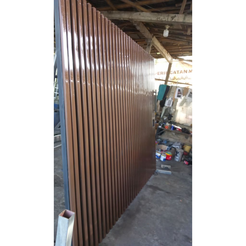 pagar model WPC besi hollo Galvanis BPK Mohan