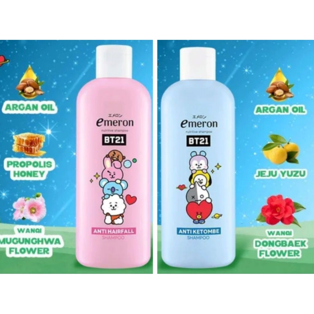 emeron shampoo special edition bt21