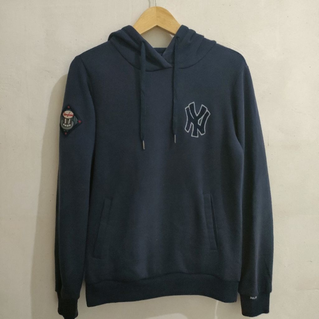 MLB NY Bordir Towel Hoodie