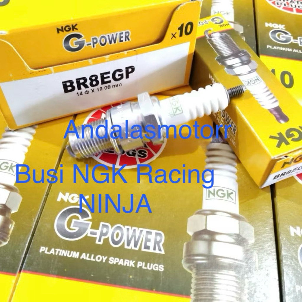 BUSI RACING NINJA R RR SS SATRIA 2 TAK NGK G POWER PLATINUM ORIGINAL