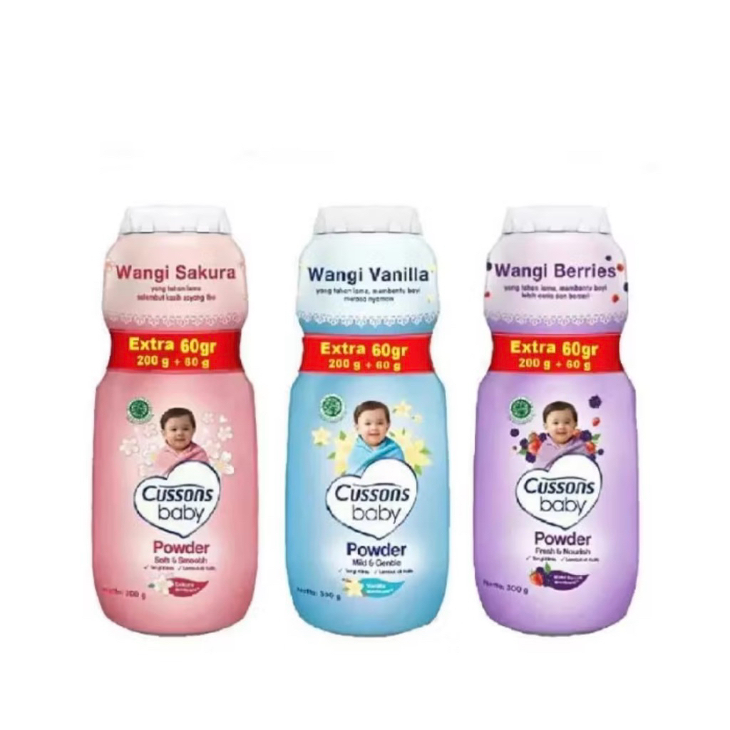 Cussons Baby - Bedak Bayi 200gr + 60gr