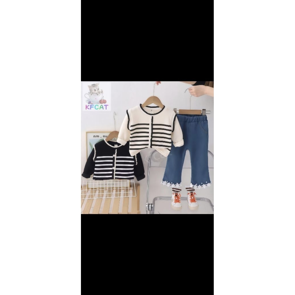 SETELAN ANAK PEREMPUAN IMPORT LEVIS 1-5TAHUN