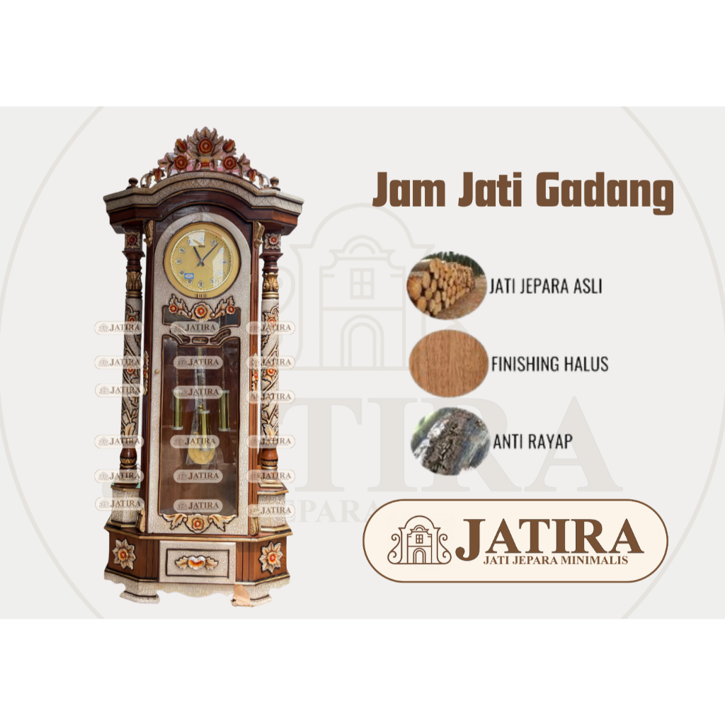 Jam Jati Gadang | Jam Jati Gadang Asli Jepara Murah Palembang