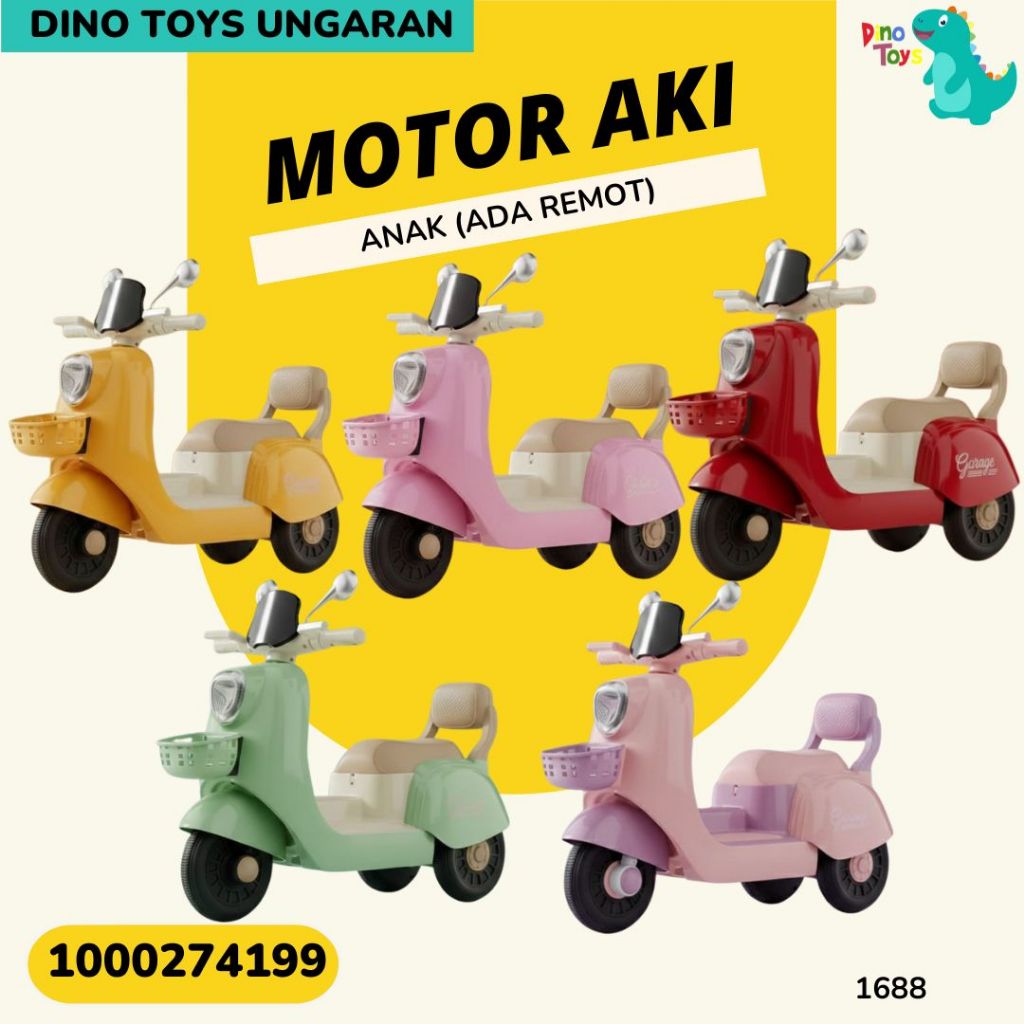 MOTOR AKI ANAK DINO TOYS UNGARAN VORTEC 1688 VORTEC 815
