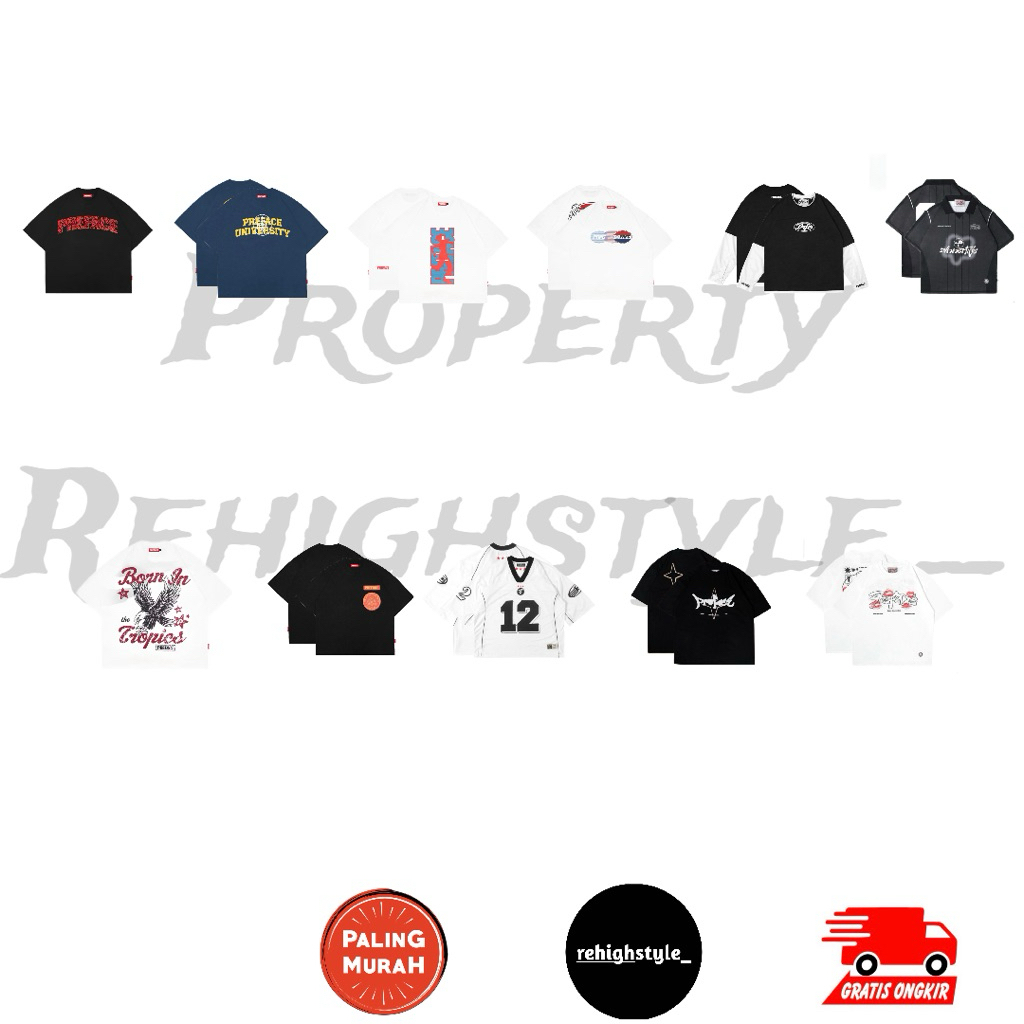 T-SHIRT PREFACE UNI REGISTRY BLACK / CMPS CLASSIC BLUE / BATIK INFERNO / LEAGUE BDGE WHITE / BORN IN