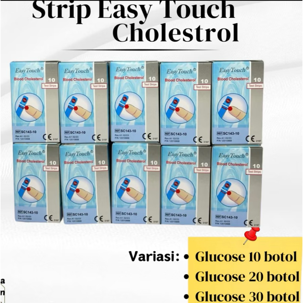 Strip Test Kolesterol Easy Touch 10 box