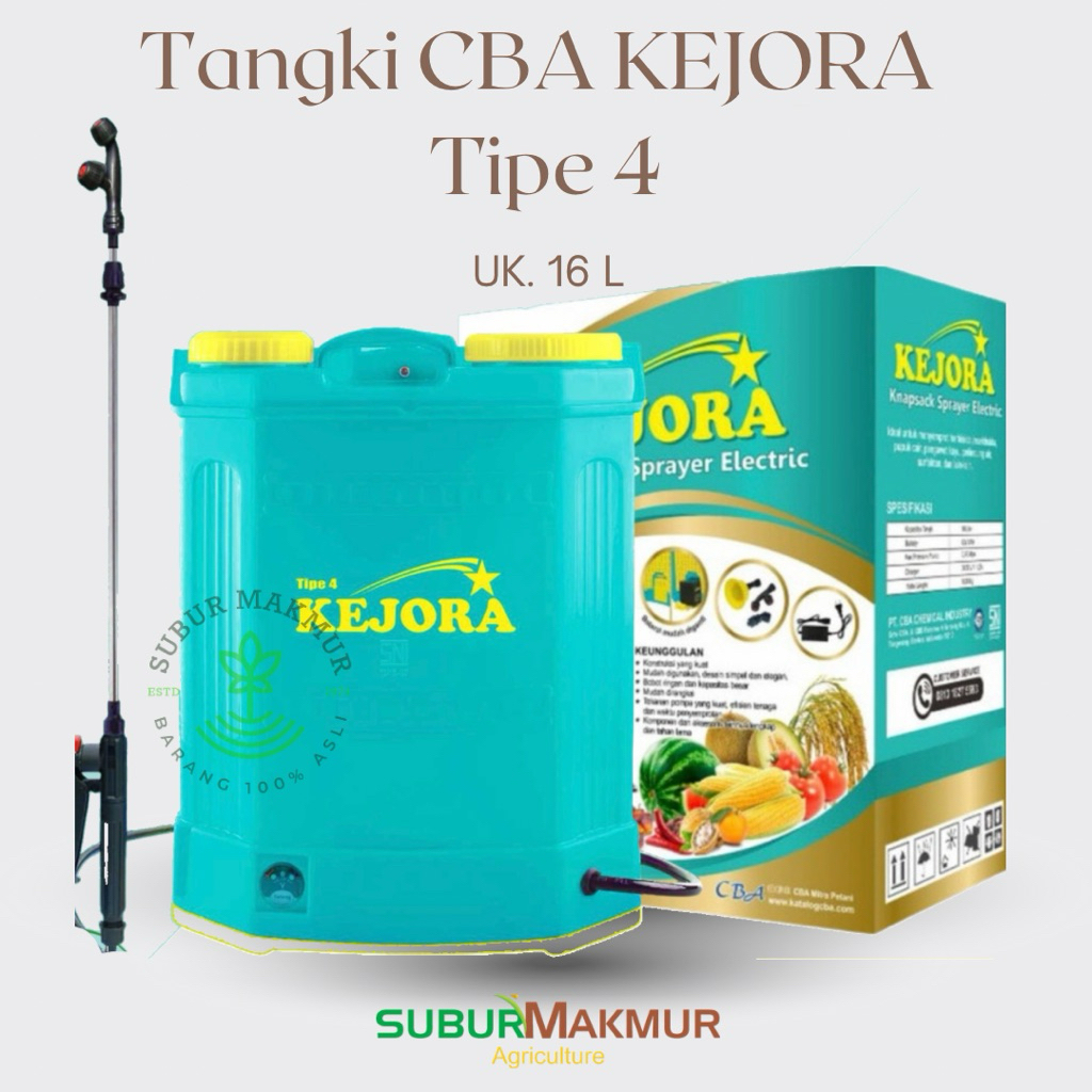 Tangki Semprot Elektrik Sprayer Elektrik CBA KEJORA Tipe 4