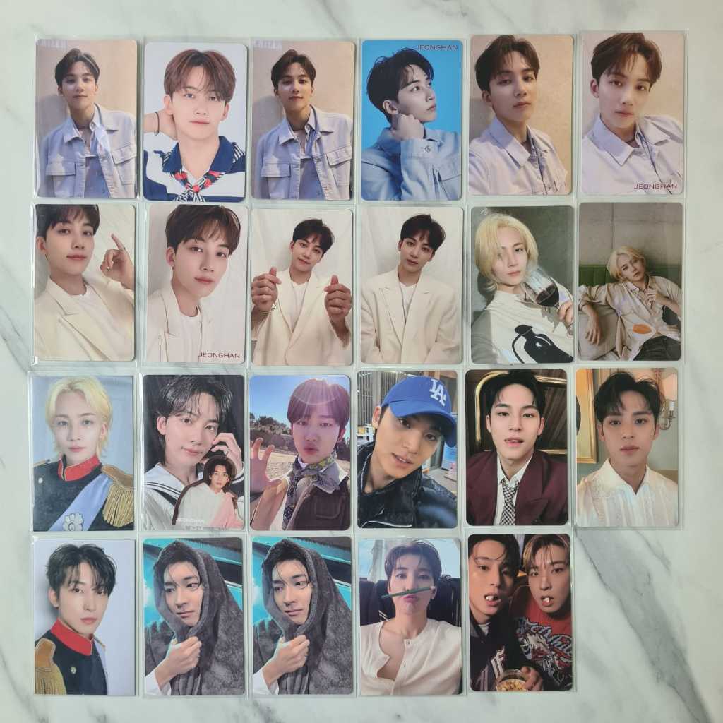 [READY] PHOTOCARD OFFICIAL SCOUPS HENGGARAE JEONGHAN 24H DILAN LIM C WONWOO STF KIT WONCIL