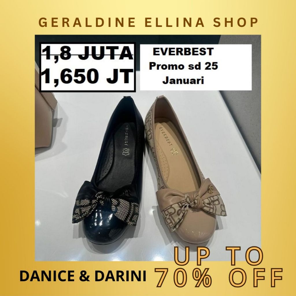 Sepatu everbest Wanita perempuan cewe cewek EVERBEST ORIGINAL 100% SERI DANICE
