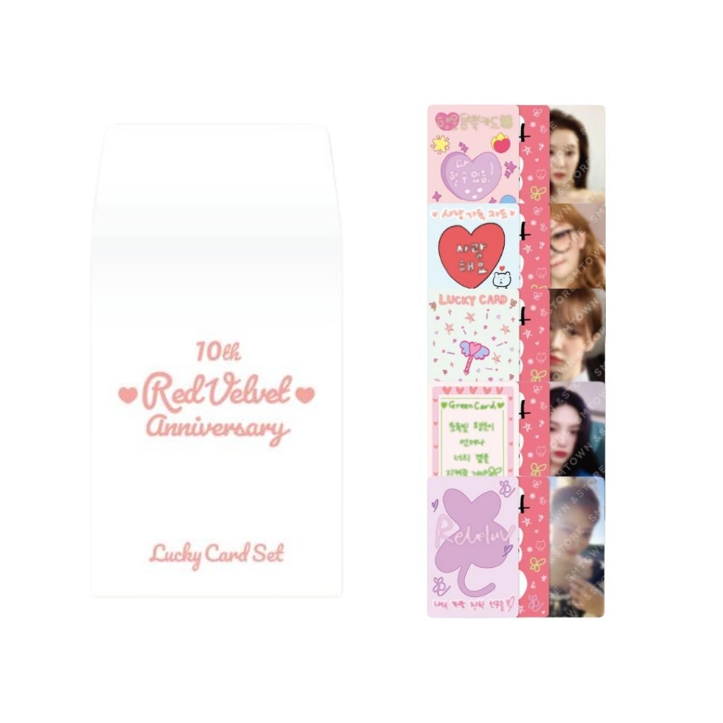 Red Velvet 10th Anniversary MD Merchandise Irene Wendy Seulgi Joy Yeri PC Photocard
