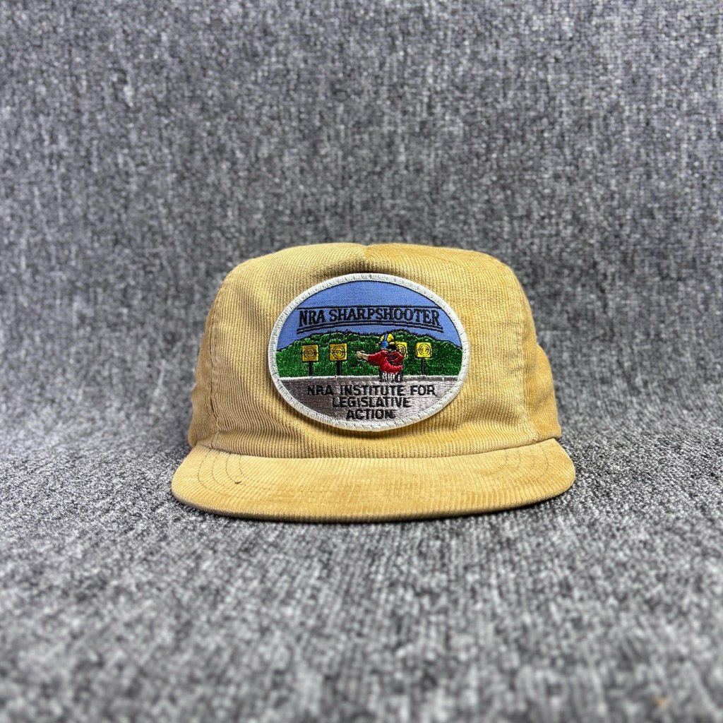 Topi NRA Shooter Corduroy Vintage In USA M-XL Second Preloved 157