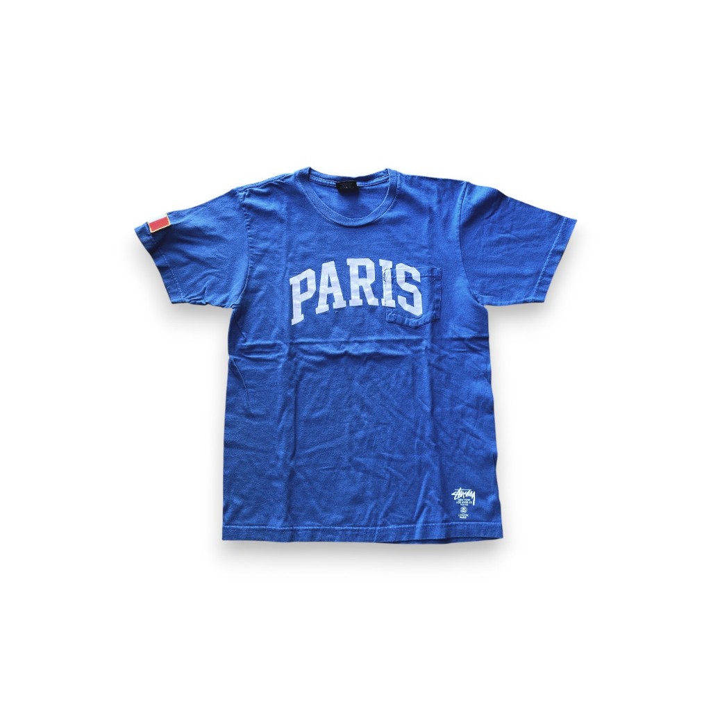 Kaos Stussy Paris Chapter Pocket T-shirt