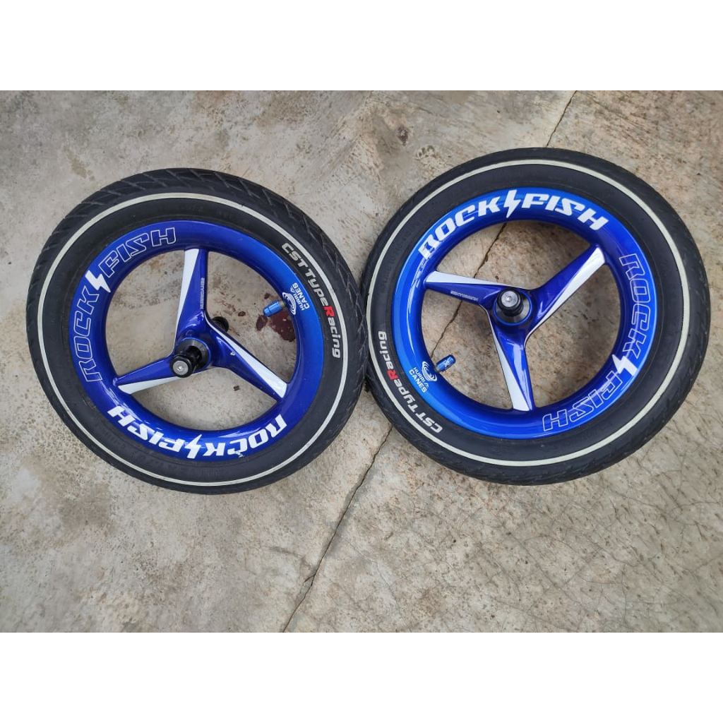 Wheelset Carbon Rockfish Hurricane Balance Bike Pushbike Preloved