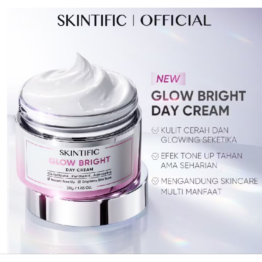 ORI Skintific Glow Bright Day Cream 30 gram