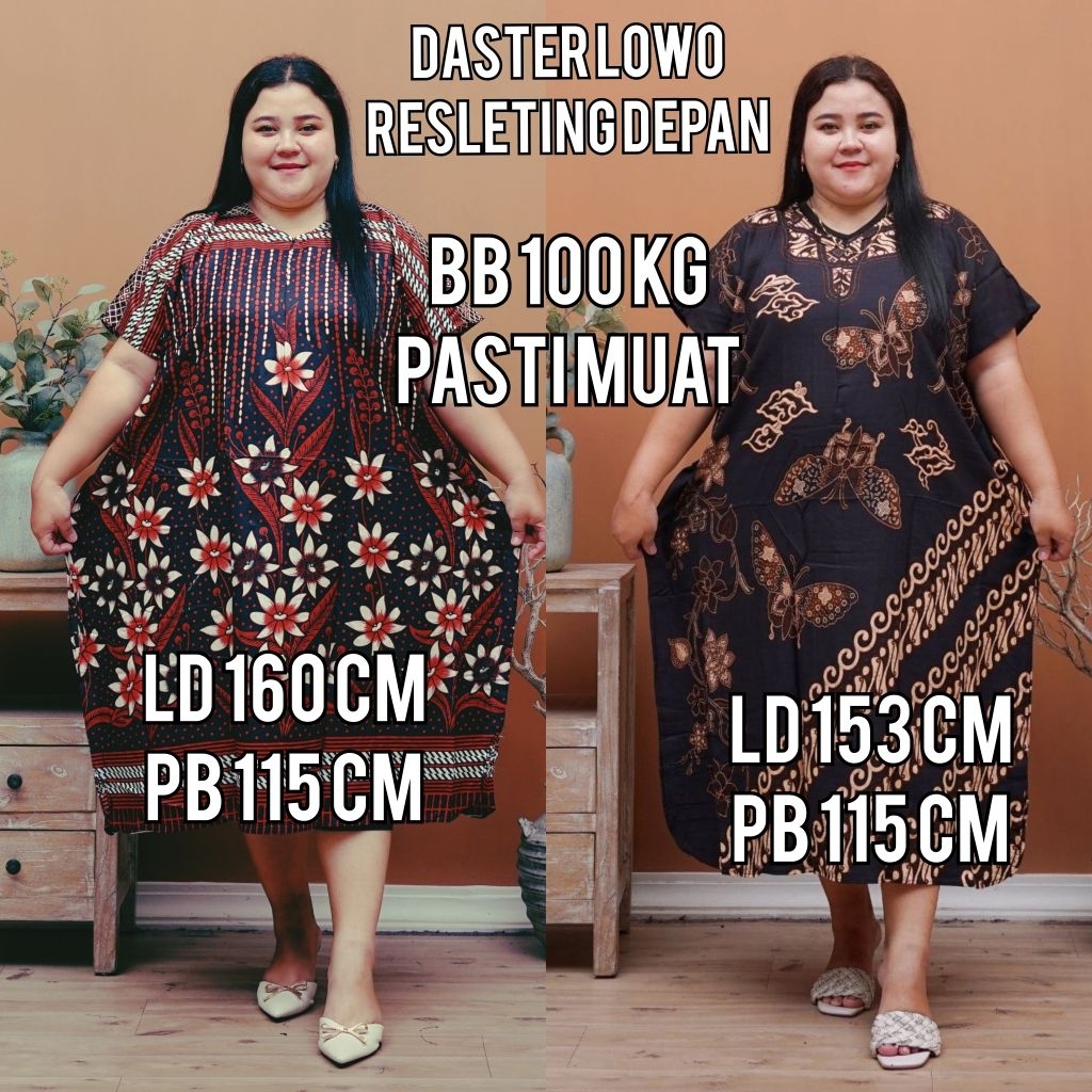 Daster Lowo Cap Jumbo Motif Clasik Baju Tidur Fashion Wanita Batik Pekalongan