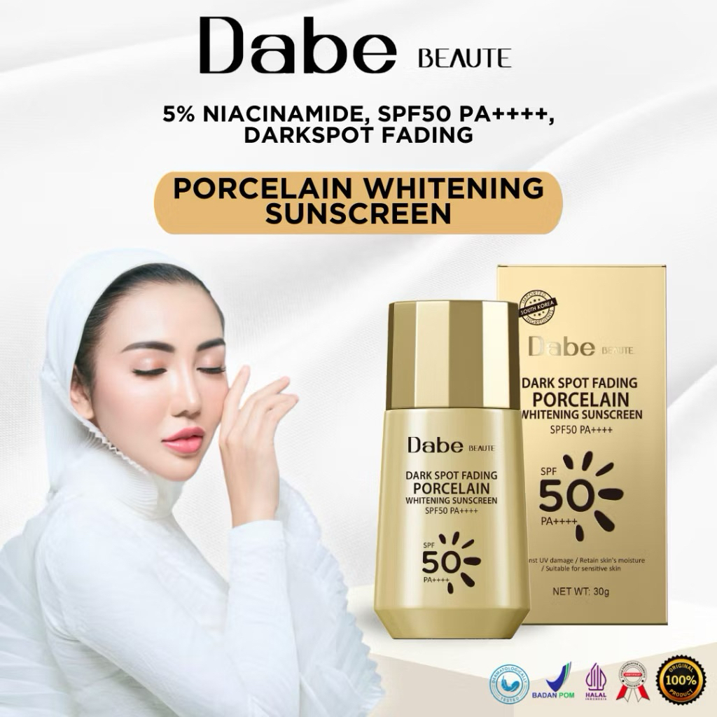DABE BEAUTE SUNSCREEN !! NEW Dark Spot Fading Porcelain Whitening Sunscreen SPF50 PA++++