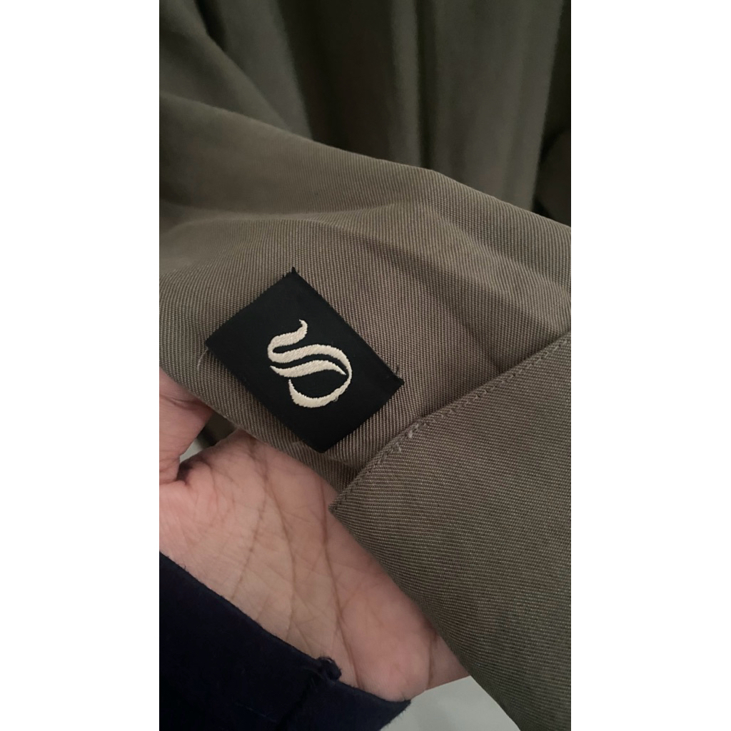 PL Sidra foldress Matte green size s