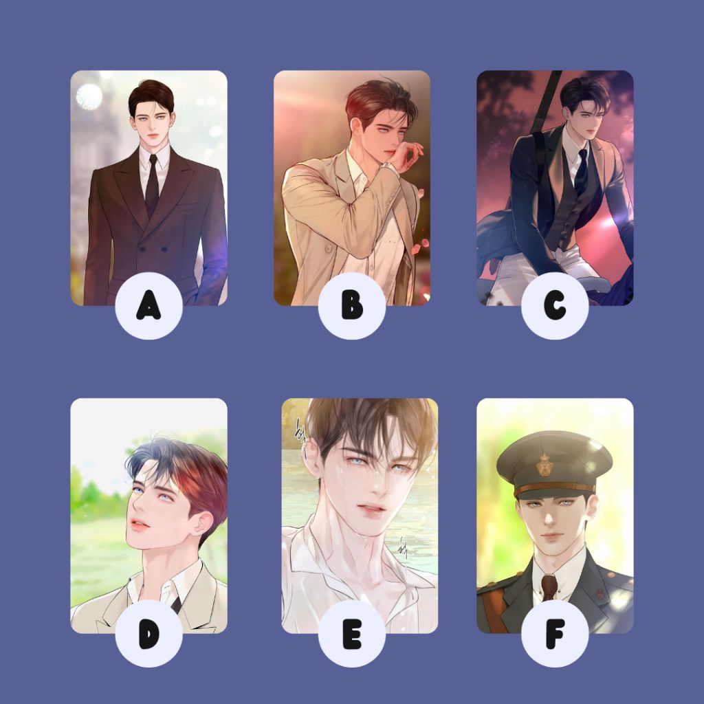 Photocard Cry, or Better Yet, Beg manhwa | photocard Matthias | Cry, or Better Yet, Beg