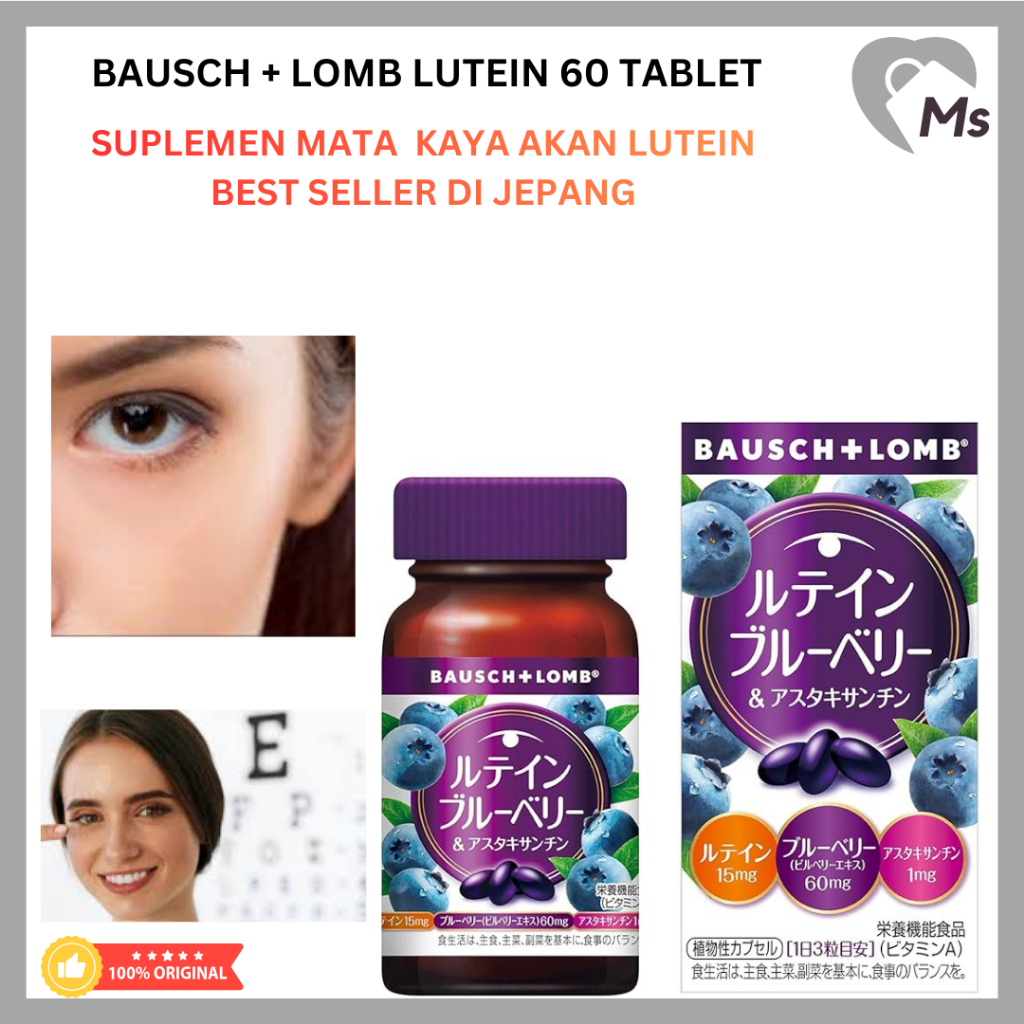 Bausch and Lomb lutein - Suplemen mata lutein original japan