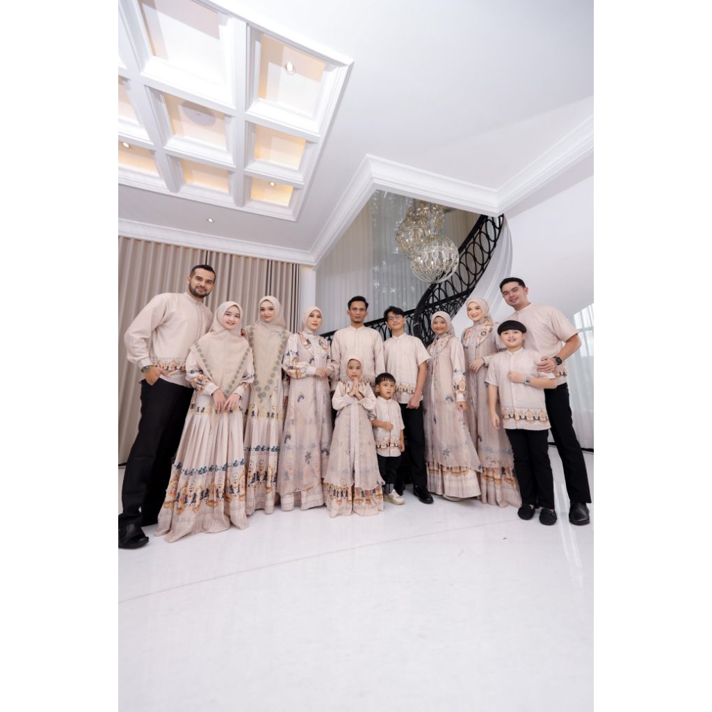 Couple Keluarga LAMORA FAMILY COUPLE By AC Original Collection/Gamis Syar'i/Couple Keluarga/ Gamis a