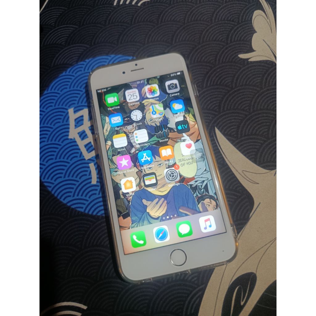 iPhone 6 Plus 64GB Ex iBox WiFi Only (Bypass) – Minus Kamera & Flash – Bonus Casing Clear