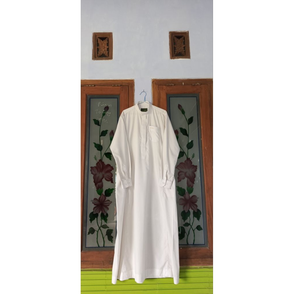 GAMIS PRIA PUTIH PL BRAND AL ZAHRA