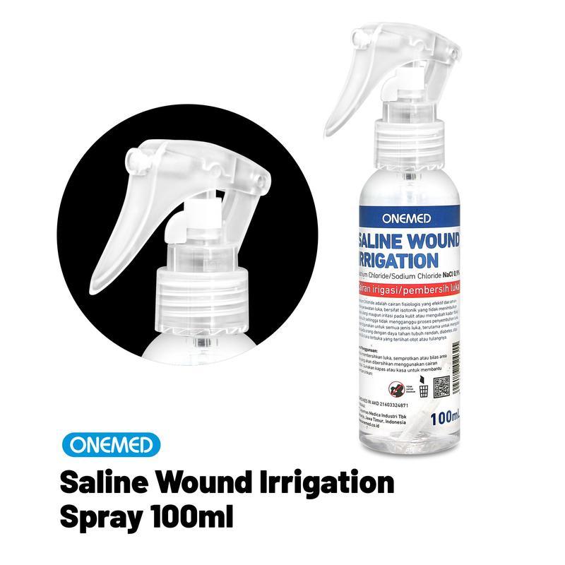 FOR SALE ONEMED Saline Wound Irrigation Spray 100 Ml (NaCl 0.9%) - CAIRAN PEMBERSIH Luka