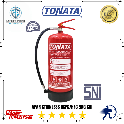 Tonata APAR PEMADAM API Clean Agent HCFC/HFC SNI 9Kg