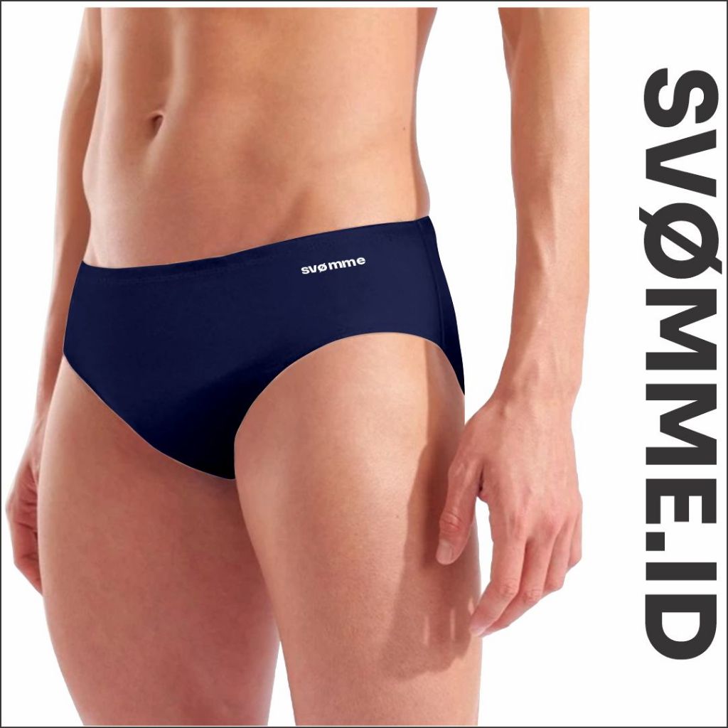 Svomme Swim Briefs - Celana Renang Pria - Celana Renang atlit - Celana Renang Segitiga - Navy