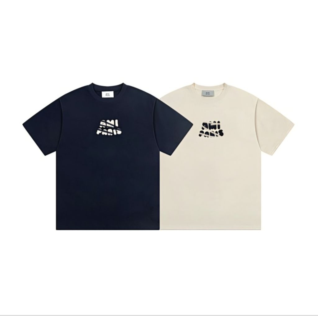 4M-1 P4RIS Font Towel Front Logo Tshirt Unisex