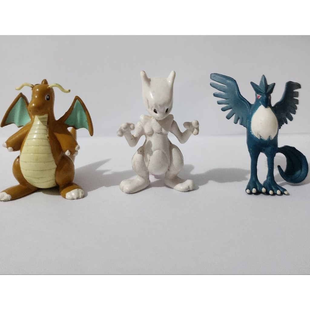 Rare Original Tomy Pokemon Legendary Set Dragonite Articuno Mewtwo