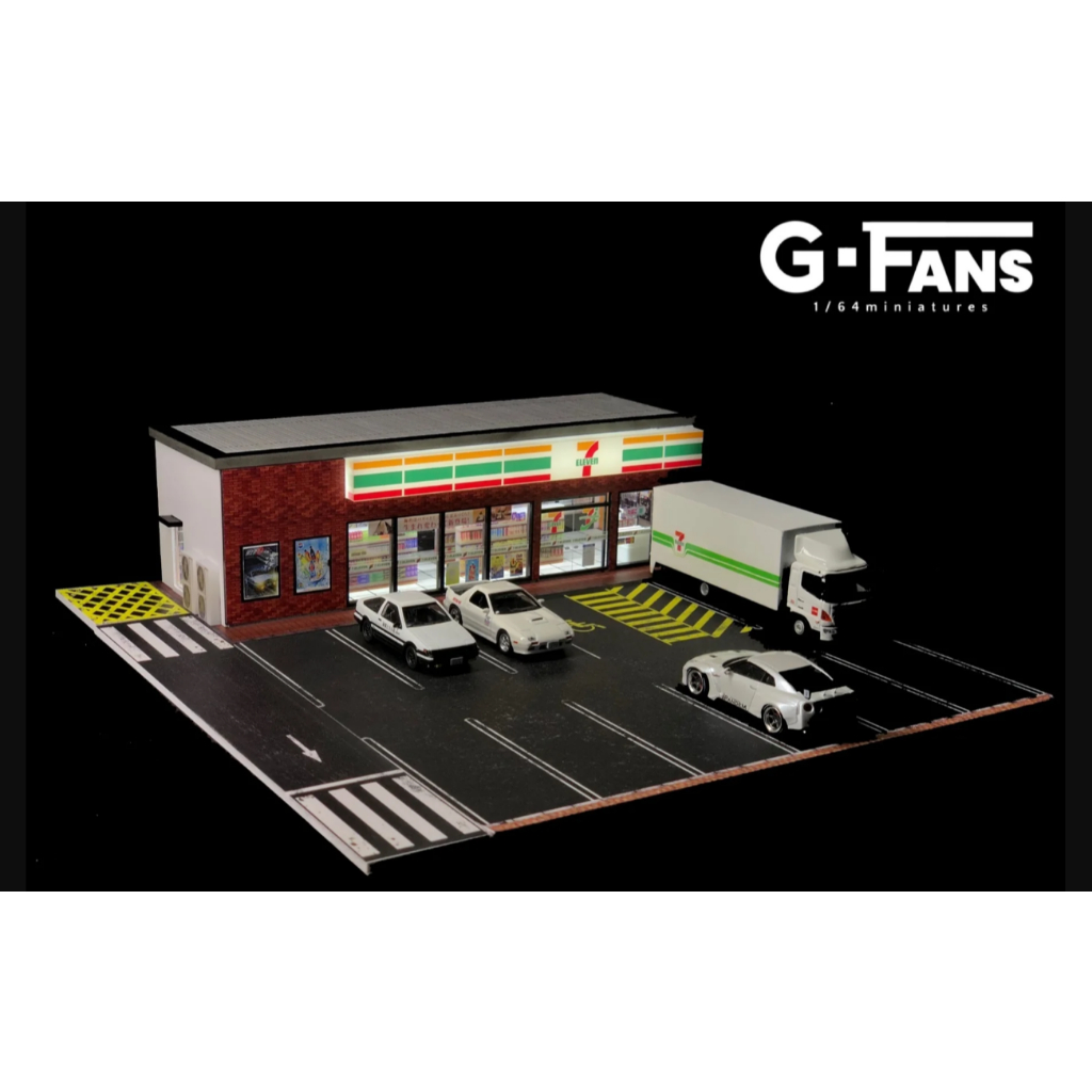 G-Fans Diorama 7 Eleven 1/64