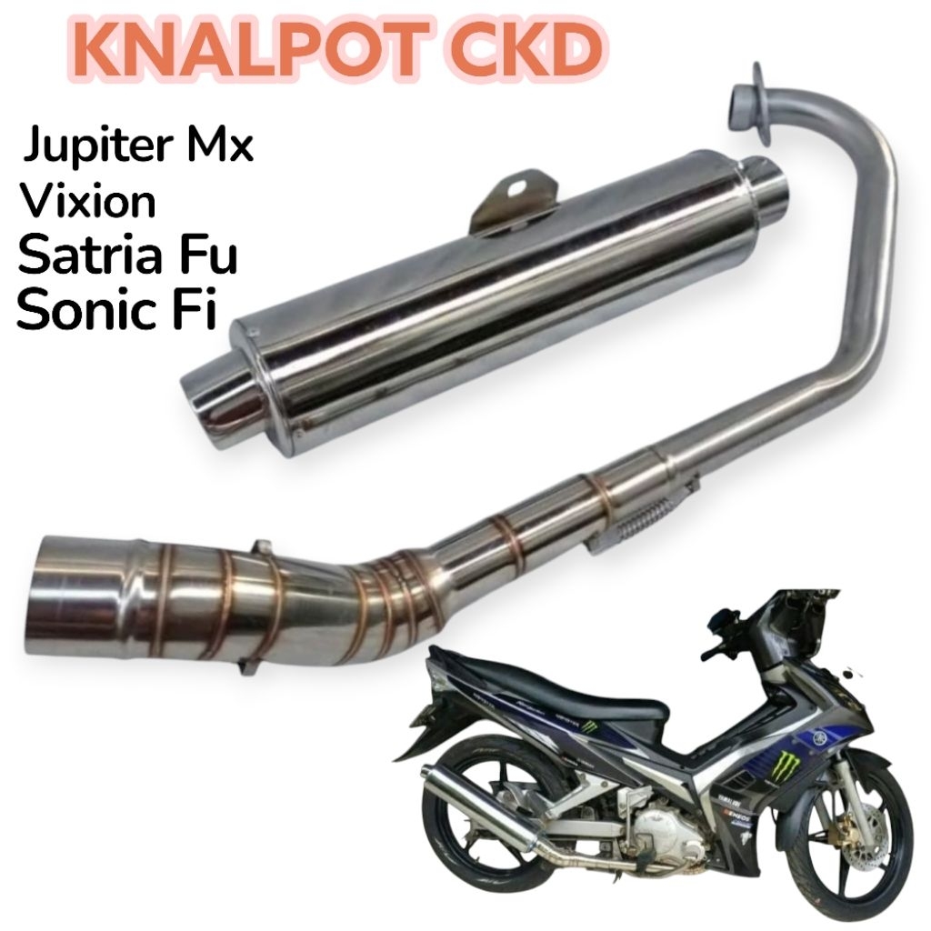 KNALPOT CKD VIXION KNALPOT RACING CKD VIXION NEW VIXION OLD KNALPOT RACING PNP VIXION CKD BOBOK JUPI