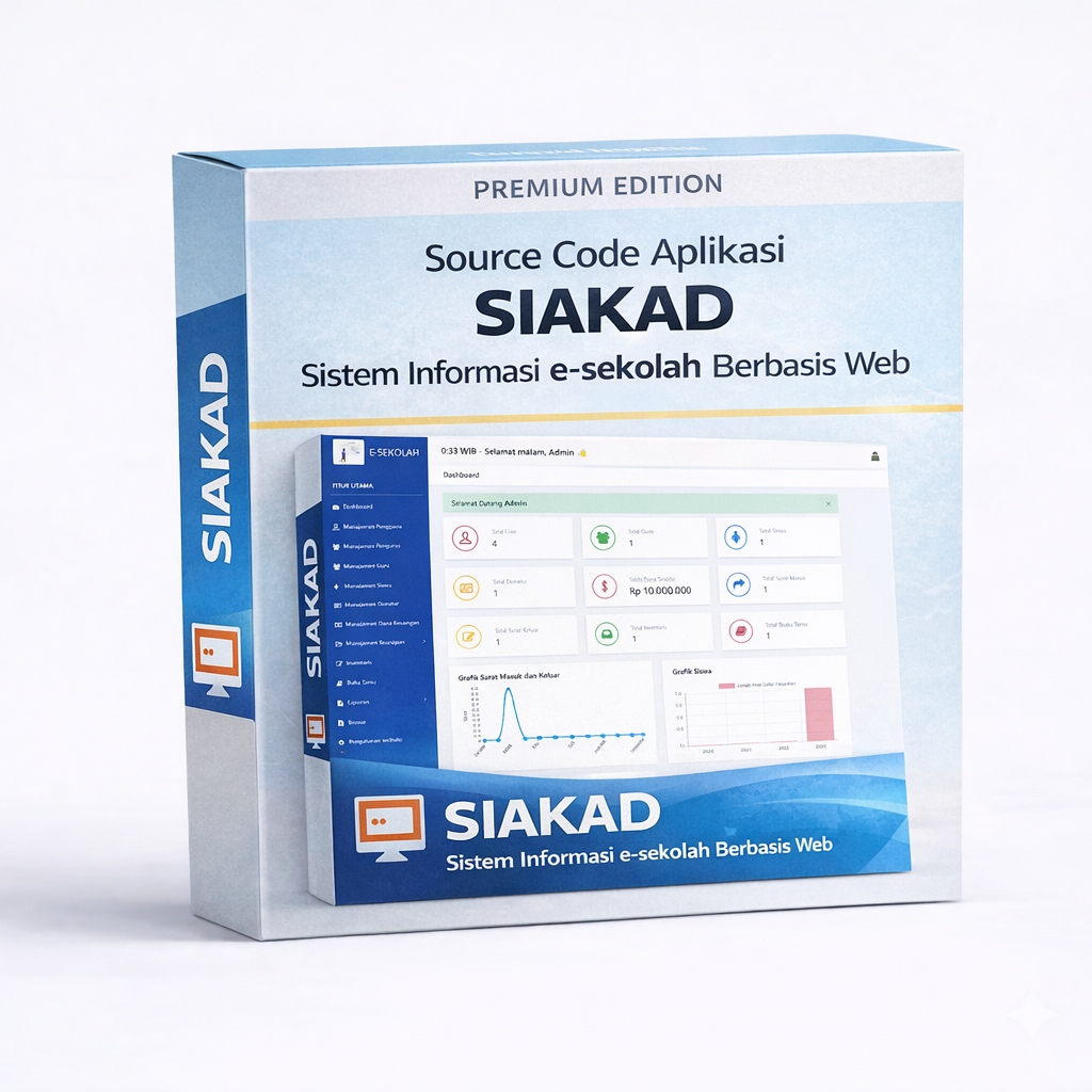 Source Code Aplikasi SIAKAD Sistem Informasi e-sekolah Berbasis Web
