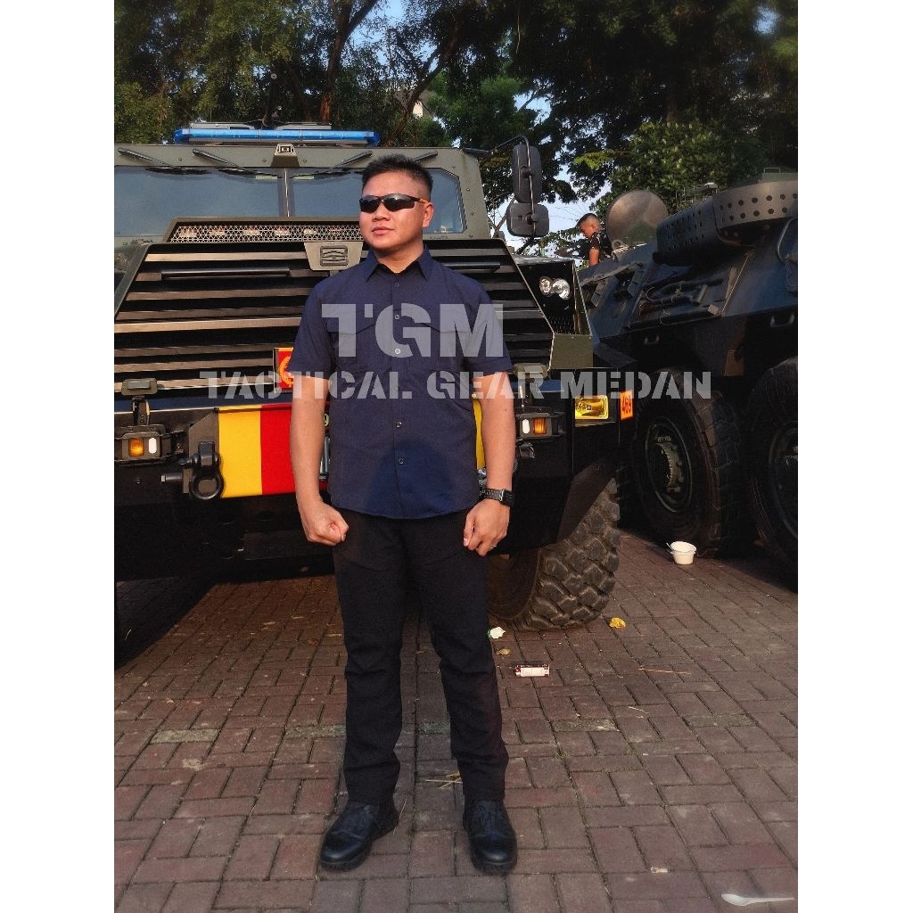 KEMEJA BAJU SAFARI TNI POLRI TACTICAL PASPAMPRES PREMIUM WATERPROOF