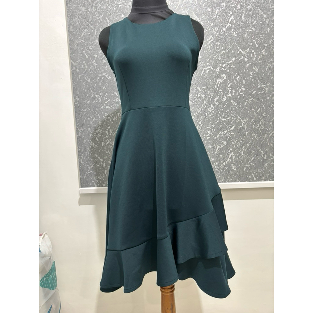 preloved - dress emerald