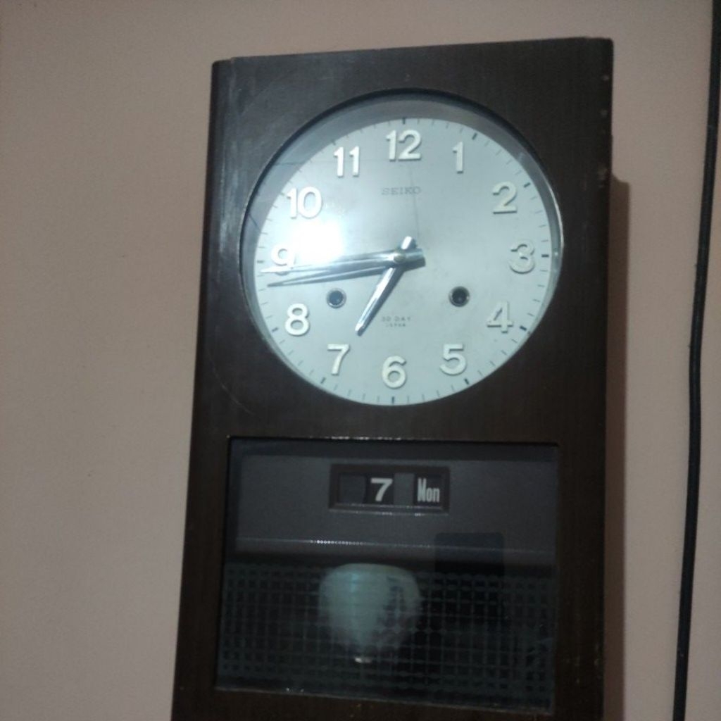 Jam Dinding Jadul Pendulum/Bandul Seiko Japan
