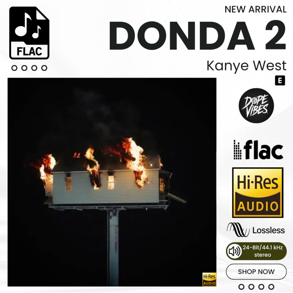 Yuyustore59 Kanye West - Donda Trilogy (Standard + Deluxe + Donda 2) Flac Hi-Res Lossless 24-Bit