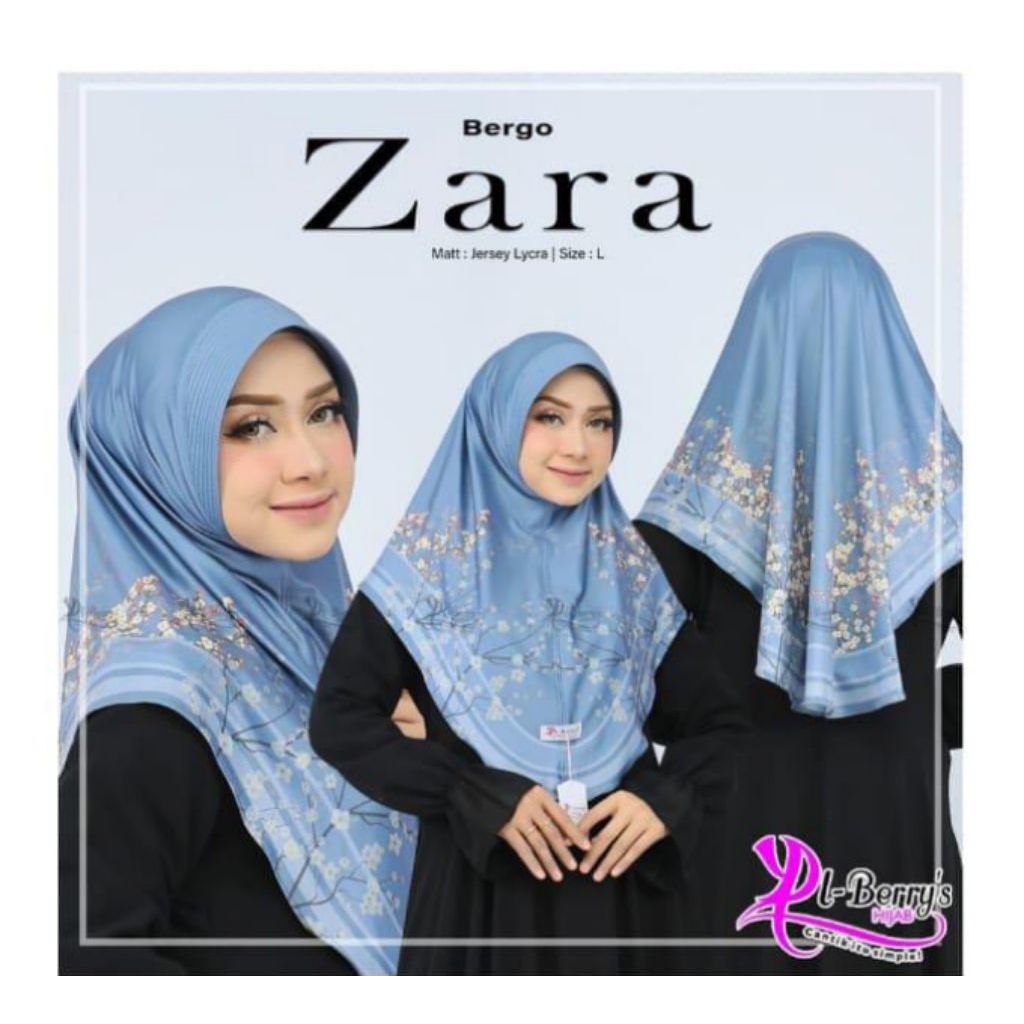 Hijab instan Bergo Motif El Berrys