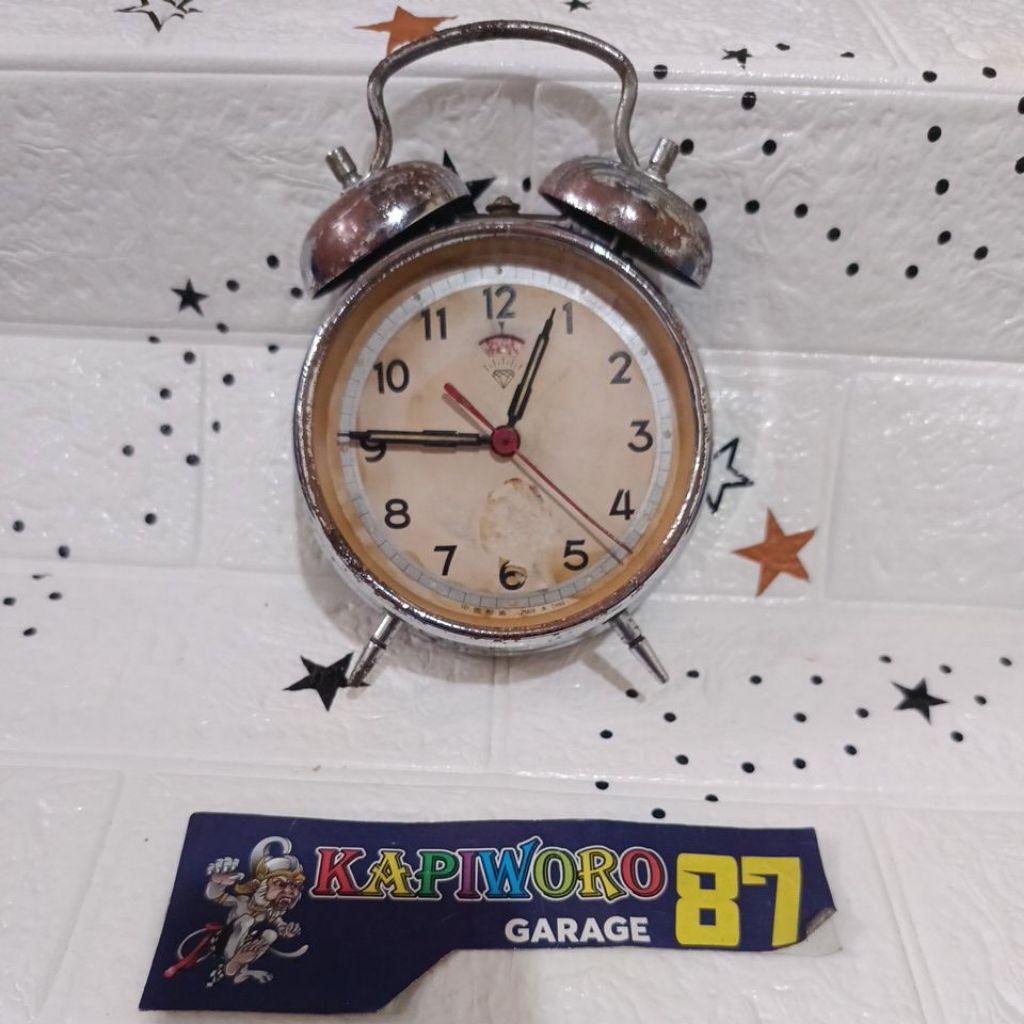 jam meja jadul bahan vintage