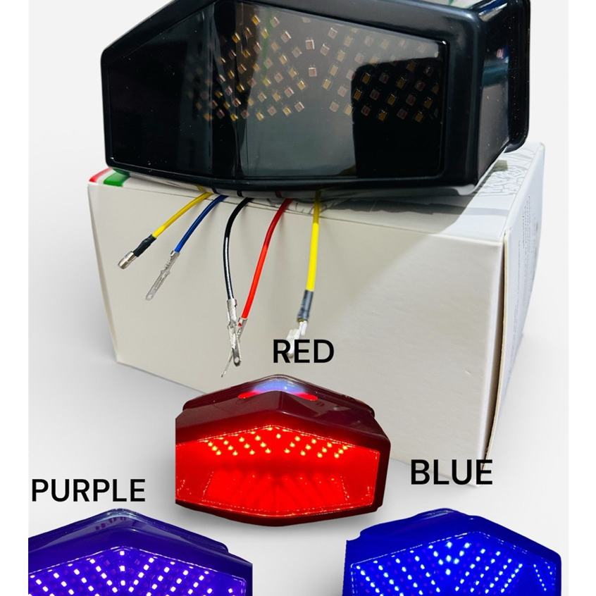 Lampu stop running kedip variasi belakang motor rxking lampu stop belakang