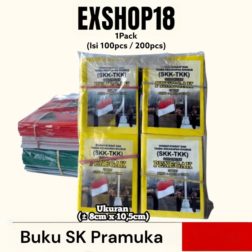 1Pack Buku SKK TKK Pramuka Kuning (PENEGAK) / Buku Pramuka SKK TKK