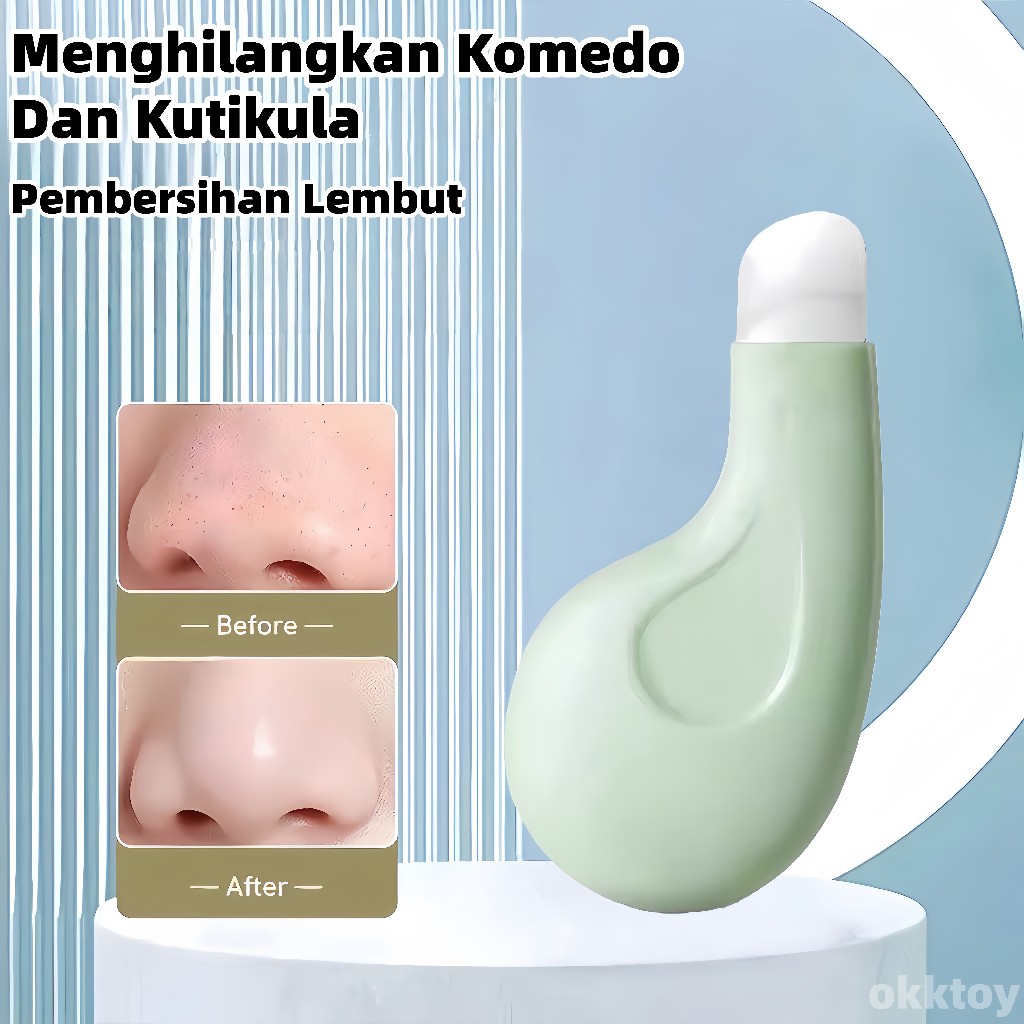 Sekop Penghilang Komedo Jerawat Hitam Hidung Wajah Stainless Korea Blackhead Remover Tools/menghilan