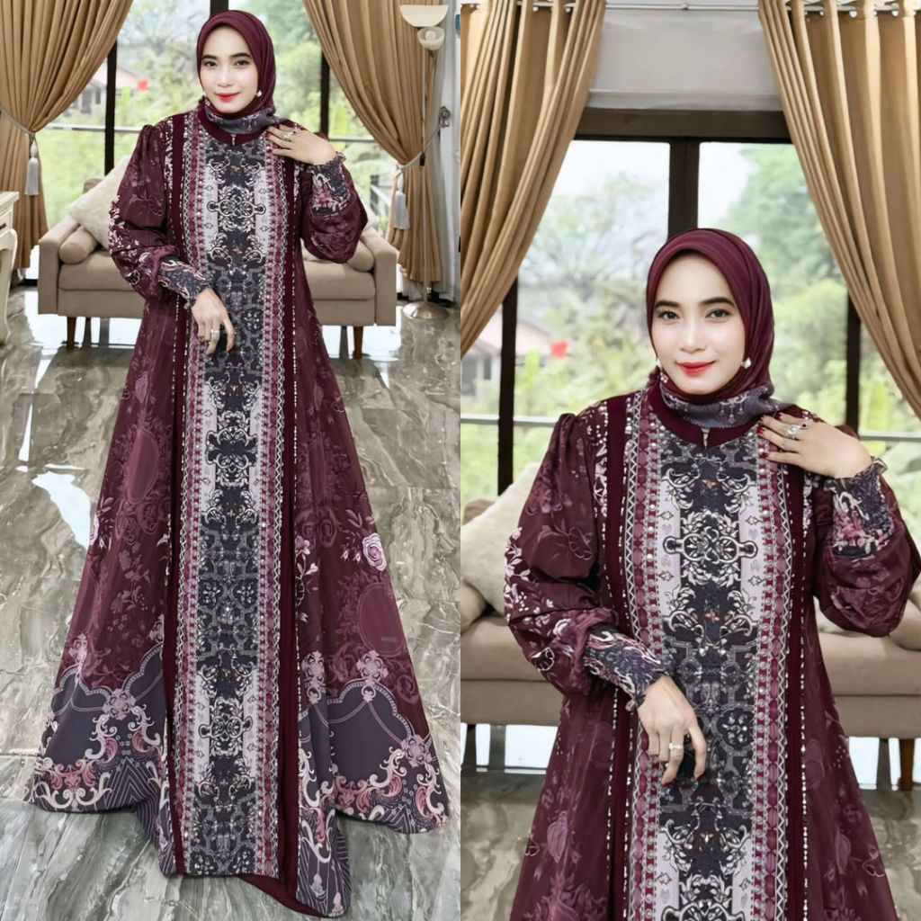MARIANI FASHION AZZAHRA SERIES GAMIS SYARI BY MARIANI SET SYARI PREMIUM MEWAH