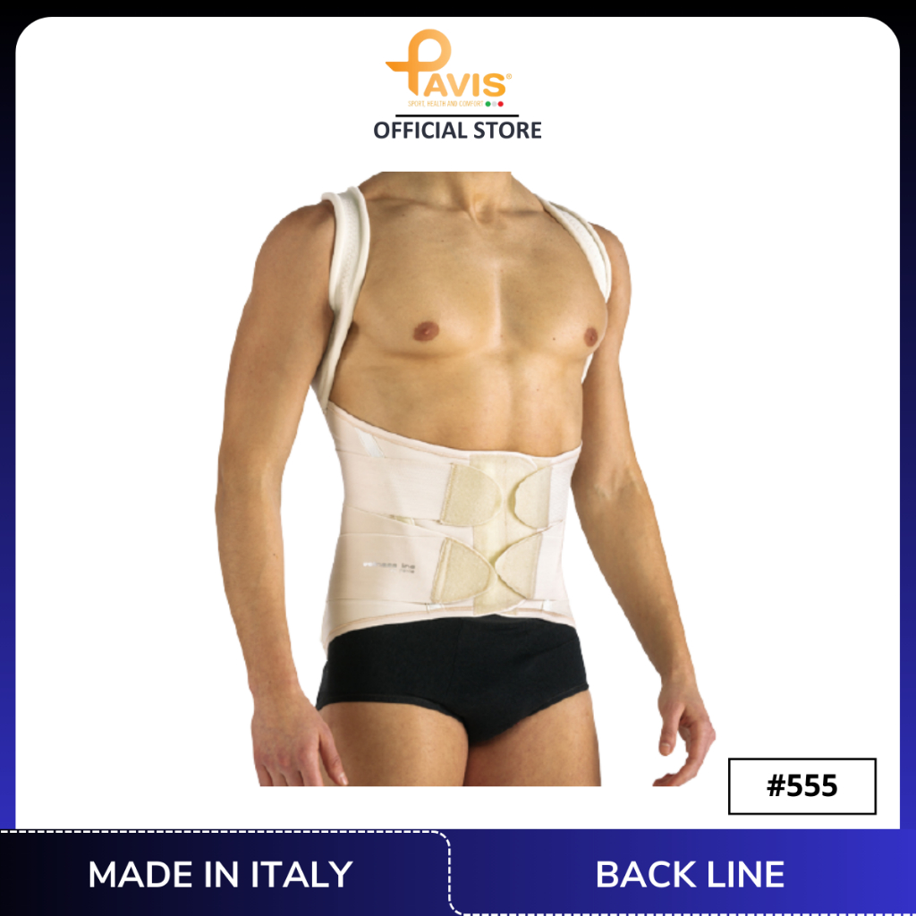 Pavis Dorsal-Lumbar-Sacral Corset With Shoulder Strap #555